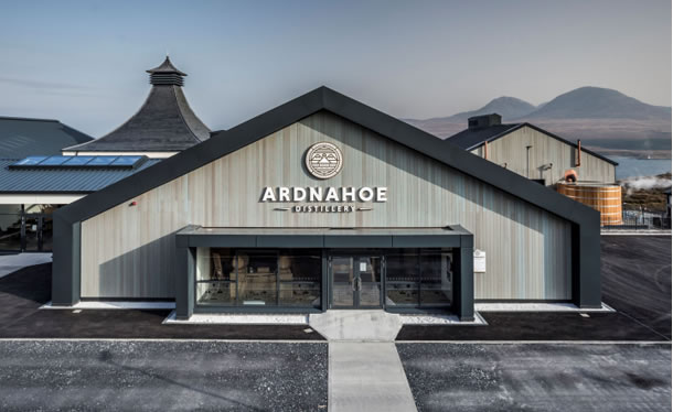 Ardnahoe whisky distillery building